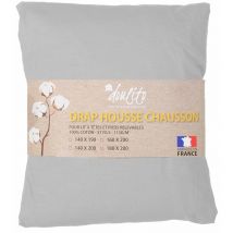 Drap housse 140x190 cm lit electrique Doulito Made in France - Coton
