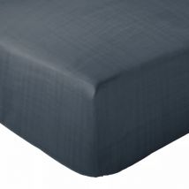 Drap housse mousseline de coton milos 180x200 cm