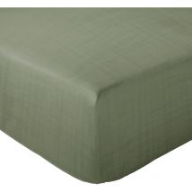 Drap housse mousseline de coton milos 140x200 cm