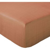 Drap housse mousseline de coton milos 140x200 cm