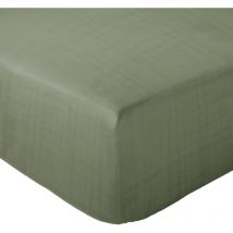 Drap housse mousseline de coton milos 160x200 cm