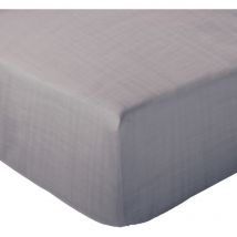 Drap housse mousseline de coton milos 140x200 cm
