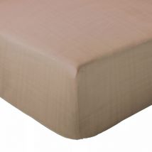 Drap housse mousseline de coton milos 140x200 cm