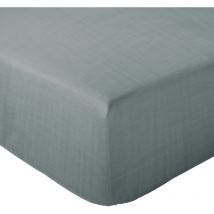 Drap housse mousseline de coton milos 160x200 cm