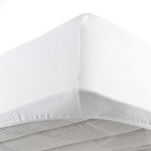 Drap housse - 160 x 200 cm - Grand bonnet - Jersey - Uni