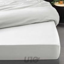Drap housse 140x190 cm - Percale 100% coton - Bonnet 30 cm