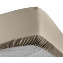 Drap housse 160x200 cm - Percale 100% coton - Bonnet 30 cm