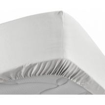 Drap housse 160x200 cm - Percale 100% coton - Bonnet 30 cm