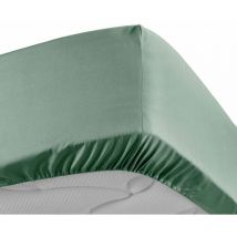 Drap housse 160x200 cm - Percale 100% coton - Bonnet 30 cm