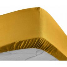 Drap housse 180x200 cm - Percale 100% coton - Bonnet 30 cm