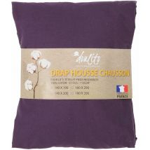 Drap housse 180x200 cm lit electrique Doulito Made in France - Coton