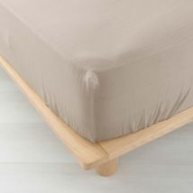 Drap housse 140x190 cm - Gaze de coton