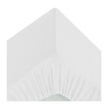 Drap Housse 2 Personnes 'Percale' 160x200cm Blanc