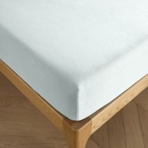 Drap housse 90 x 190 cm bonnet 30 cm 'Prémium' pour lit 1 place - Prémium Menthe