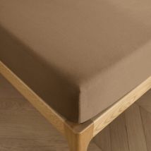 Drap housse 90 x 190 cm bonnet 30 cm 'Prémium' pour lit 1 place - Prémium Taupe