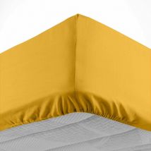 Drap housse 140x190 cm - Bonnet 30 cm - 100% coton