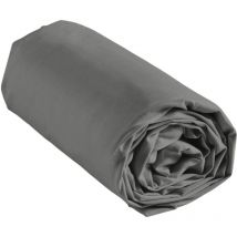 Drap housse 90 x 200 cm Couleur emotion anthracite