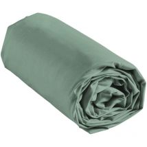 Drap housse 90 x 200 cm Couleur emotion sauge