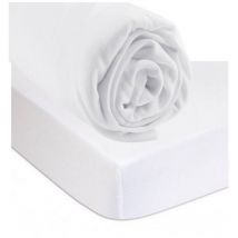 Drap housse 90x140 cm + Alèse Éponge Bambou Imperméable pu