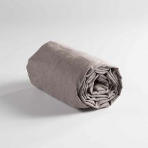 Drap Housse Actuallys 140 x 190 cm noisette