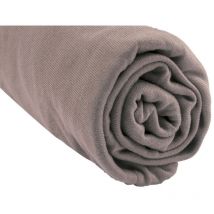 Drap housse Bambou lit deux places 140x190 / 140x200 cm - Taupe