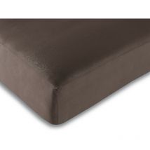 Drap housse Choco 180 x 200 cm / 100% coton / 57 fils/cm² King size