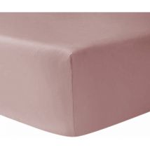 Drap housse coton 140 x 190 cm - Taupe