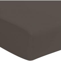 Drap housse zinc 100% coton bonnet 40 cm 140x190 cm