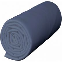 Drap housse jersey bleu océan bonnet 30 cm 180/190x200