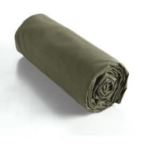 Drap housse coton luxe 200 x 200 cm Ambre Romarin