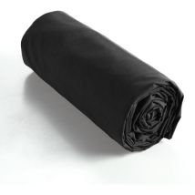 Drap housse King size 200 x 200 cm bonnet 30 cm Ambre Noir