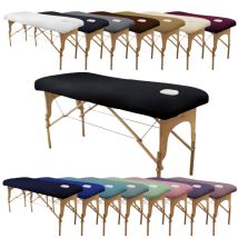 Drap Housse De Protection En Éponge Pour Table De Massage - Noir - Vivezen