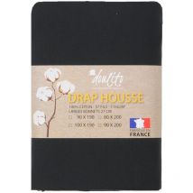 Drap housse Doulito - 80x200 cm - Made in France - Coton