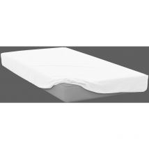 Drap housse en coton 57 fils 60x120 cm bebe blanc, par Soleil d'Ocre