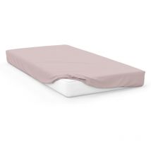 Drap housse en coton 57 fils 70x140 cm bebe vieux rose, par Soleil d'Ocre