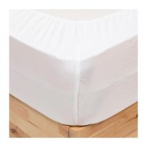 Drap Housse en Microfibre 'Priscia' 160x200cm Blanc
