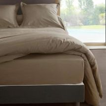 Drap housse Loutre en percale de coton 180 cm
