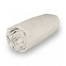 Drap housse en polycoton 180x200 cm percale lin, par Soleil d'ocre
