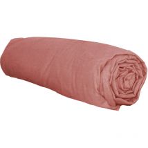 Drap housse flanelle bonnet 30 cm 160x200 Tomette Tradilinge