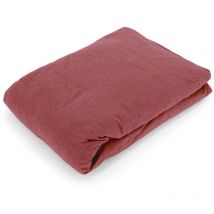 Drap housse flanelle unie wales 160x200 cm