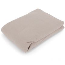 Drap housse flanelle unie wales 90x200 cm