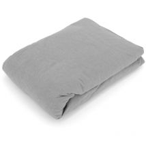 Drap housse flanelle unie wales 180x200 cm