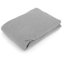 Drap housse flanelle unie wales 160x200 cm