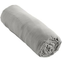 Drap housse gaze de coton 200 x 200 cm Gaia nuage