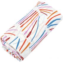 Drap housse imprimé coton perroquet Bonnet de 30 cm 120x190 cm