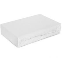 Drap Housse Jers4 120 X 200 X 25 Cm Crème