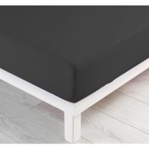 Drap housse Jersey 90 x 190 cm Anthracite
