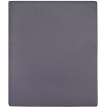 Drap-housse Jersey Anthracite 180x200 cm Coton