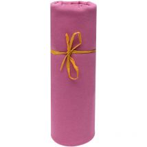 Drap housse bébé jersey bio lie de vin 70x140