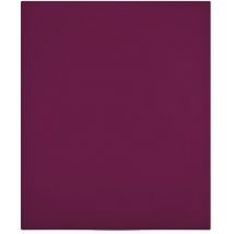 Drap-housse Jersey Bordeaux 140x200 cm Coton